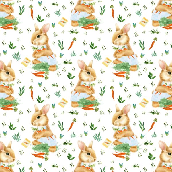 Little Bunny Boy in Spring