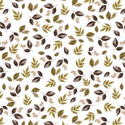 Falling Leaves in White