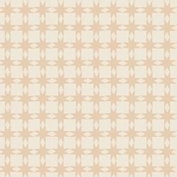Quilted Christmas Stars in Cream