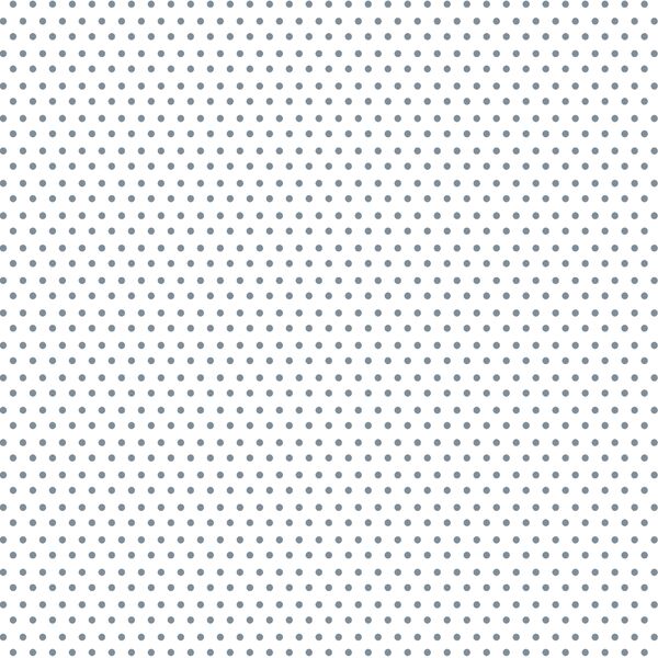 Small Winter Dot in Winter Blue on White