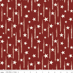 Stars and Stripes in Barn Red