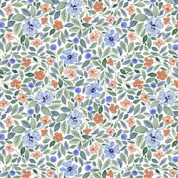 Tea Garden in Cornflower Blue