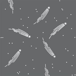 Meteor Shower in Charcoal