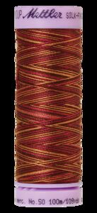 Mocha Cherry (9075-9850) - Silk Finish Cotton Multi 50wt - 109 Yards