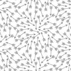 Arrows in Smoke on White