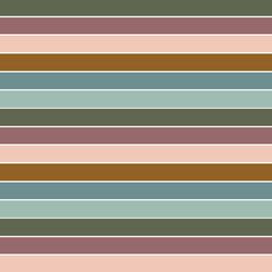 Big Stripe in Vintage Fruit Dusty
