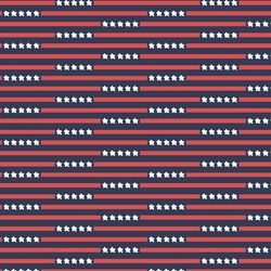 Star Spangled Stripes in Ink Blue