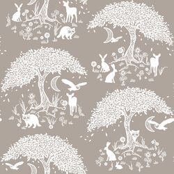 A Moonlit Forest in Taupe