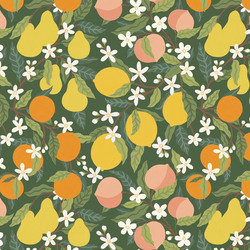 Packed Fruits in Dark Green