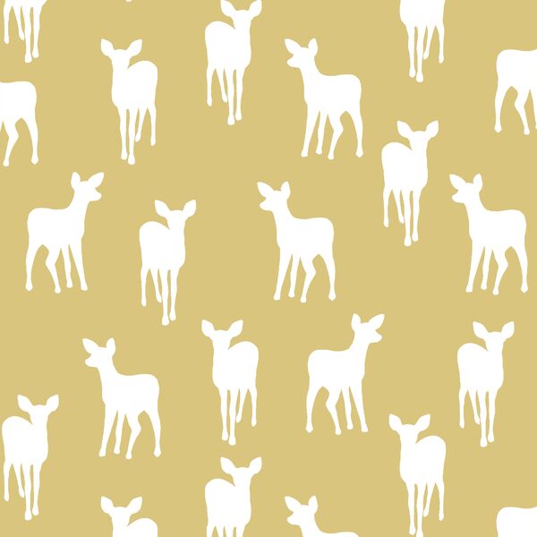 Fawn Silhouette in Honey