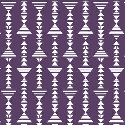 Little Tribal Stripe in Aubergine