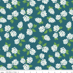Hydrangeas in Colonial Blue