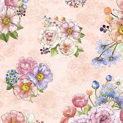Bouquet Toss in Coral