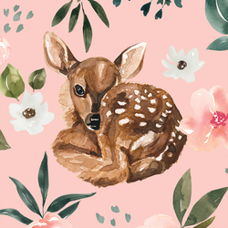 Large Deer in Pink