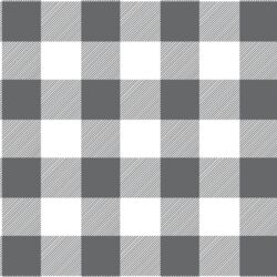 Buffalo Plaid in Charcoal