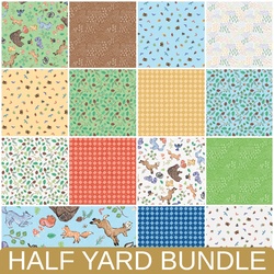 Colorful Critters Half Yard Bundle