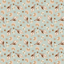 Scattered Shells in Sea Foam