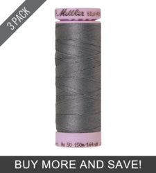 Flint Stone (9105-0342) - Silk Finish Cotton 50wt - 164 Yards (3 Pack)