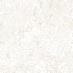 Paperie in Light Brown on White