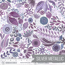 Wild Woodland in Lilac Metallic