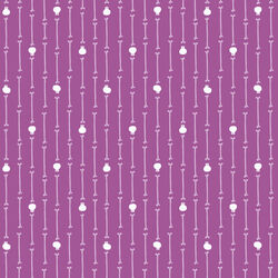 Skull Stripe in Purple