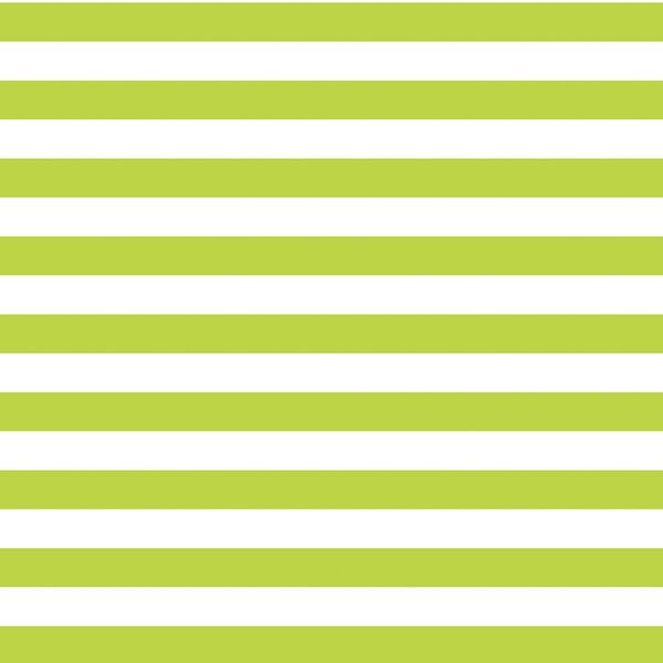 Horizontal Candy Stripe in Lime
