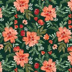 Christmas Floral in Evergreen