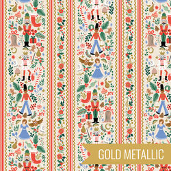 Nutcracker March in Cream Metallic