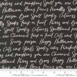Happy Halloween in Black