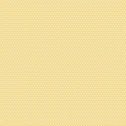 Small Winter Dot in White on Sunny Yellow