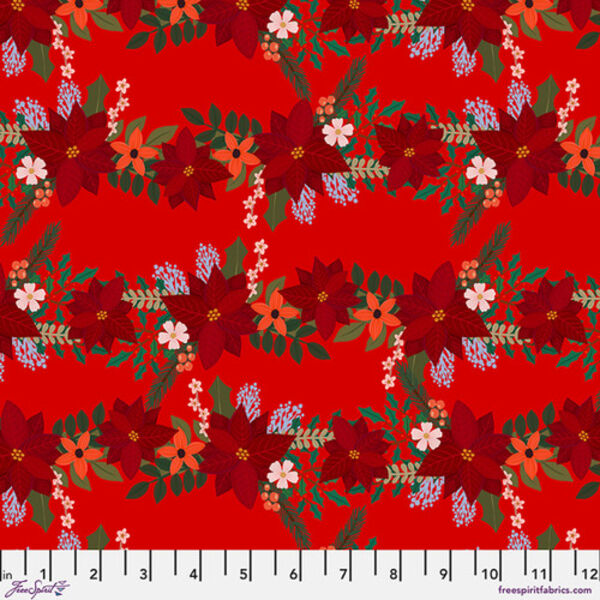 Christmas Lace in Red