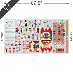 Nutcracker Tradition Felt Panel