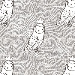 Crowned Owl in Brown