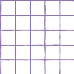 Windowpane in Amethyst on White