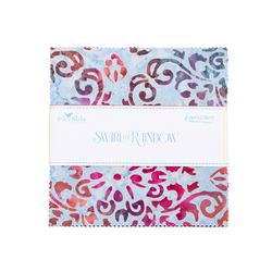 Expressions Batiks 5" Square Pack in Swirl the Rainbow