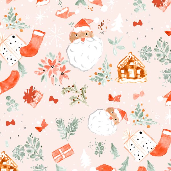 Holiday Cheer in Light Blush