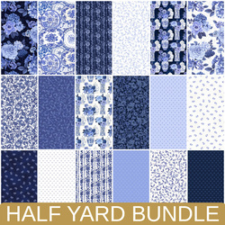 China Blue Half Yard Bundle