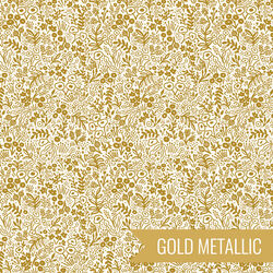 Tapestry Lace in Gold Metallic