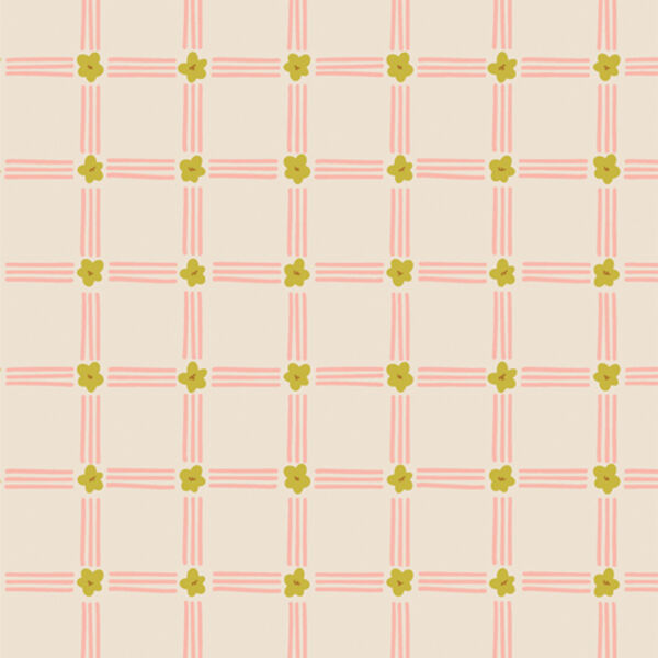 Floral Crosswave in Light Pink