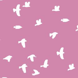 Flock Silhouette in Wisteria