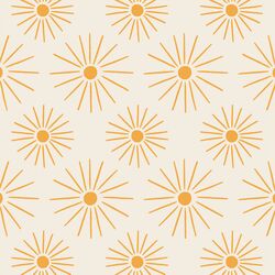 Sunburst in Sunshine Yellow on Sunbleached