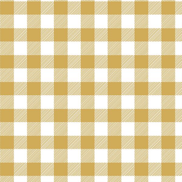 Medium Buffalo Plaid in Straw