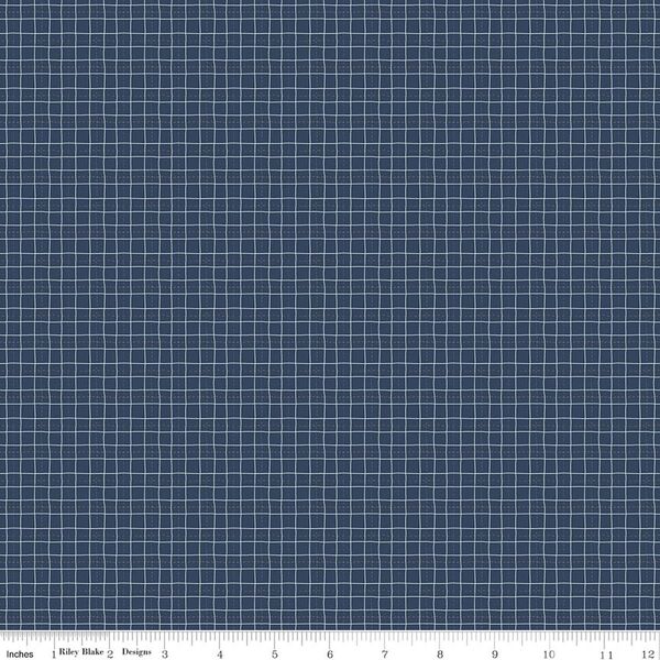 Plaid in Navy