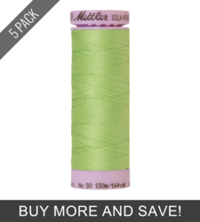 Jade Lime (9105-1527) - Silk Finish Cotton 50wt - 164 Yards (5 Pack)