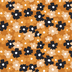 Fall Floral in Burnt Orange