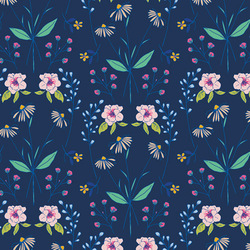 Symmflorescent in Indigo