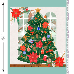 Cozy Christmas Panel in Multi