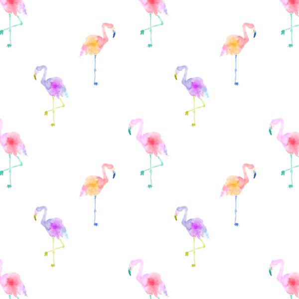 Flamingos in Neon