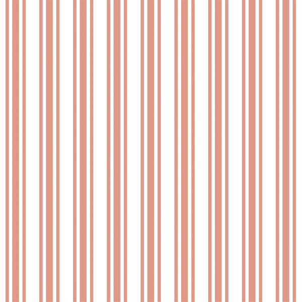 Ticking Stripe in Winter Rose