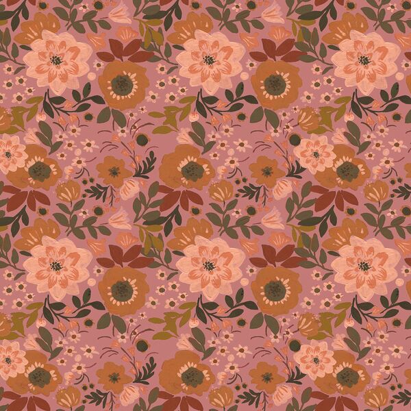 Lisa Floral in Autumn Rose